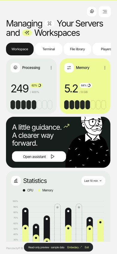 Scora overview on mobile